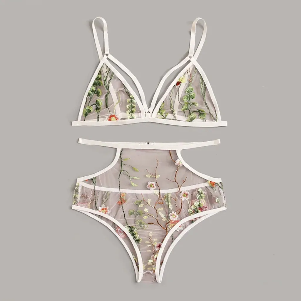 Модный женский сексуальный кружевной бюстгальтер бесшовный комплект без