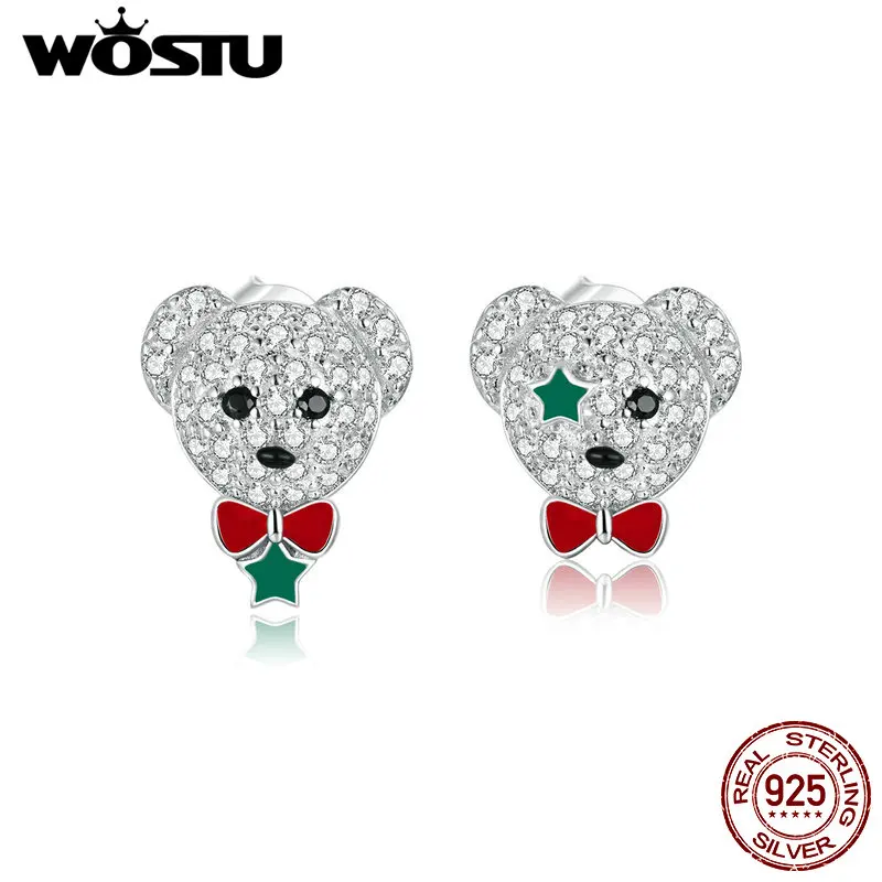 Женские серьги-гвоздики из серебра с фианитами | Украшения и аксессуары