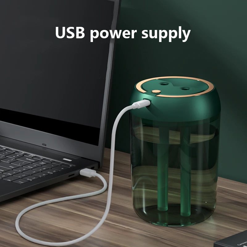 Увлажнитель воздуха ультразвуковой емкостью 1 8 л с двумя насадками и