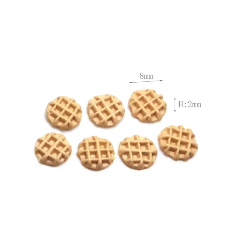 

1 Set 1/12 Dollhouse Miniature Accessories Mini Dessert Cookies Biscuits Simulation Food Model For Doll House Decoration 19QF