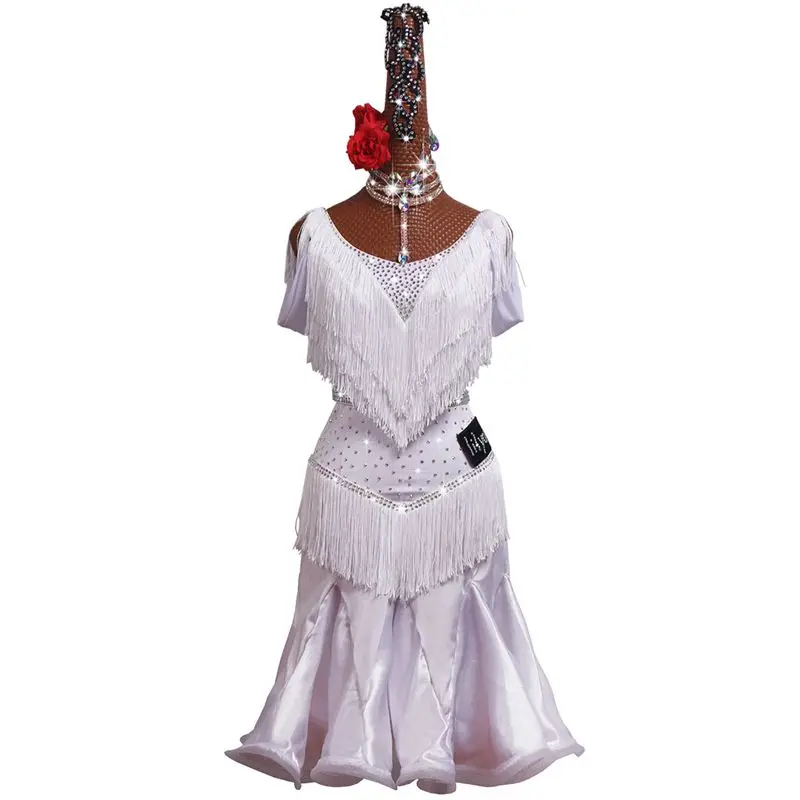 Новинка 2019 современное платье для латиноамериканских танцев взрослых и девушек