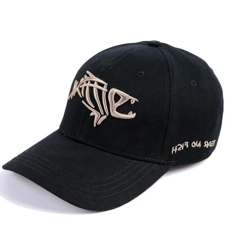 Рыбья кость Для Мужчин's Бейсбол Кепки Для женщин Snapback Рыбацкая шляпа c вышивкой, для отца пижамный комплект с рисунком «человека Кепка-тракер в армейском стиле летние Фишер бренд Для мужчин Кепки - Цвет: 1