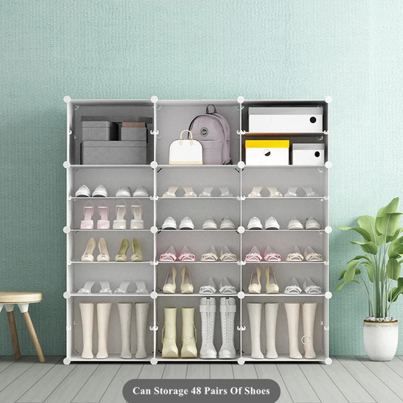 Модный большой обувной шкаф ботинки полка для обуви кроссовки органайзер