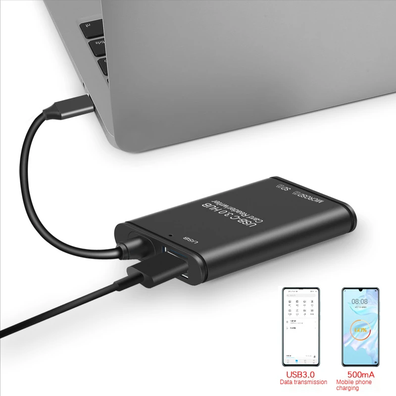 USB-концентратор Mosible для USB Type-C 3 0 Разветвитель интерфейс Thunderbolt адаптер TF SD