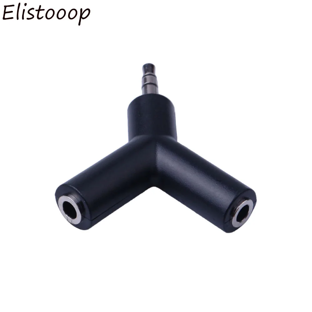 Новый 3 5 мм стерео аудио y-разветвитель 2 Женский на 1 штепсельный кабельный