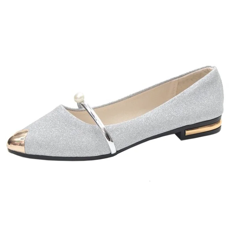 2019 г. Туфли на плоской подошве новые тонкие туфли весну и лето женская обувь