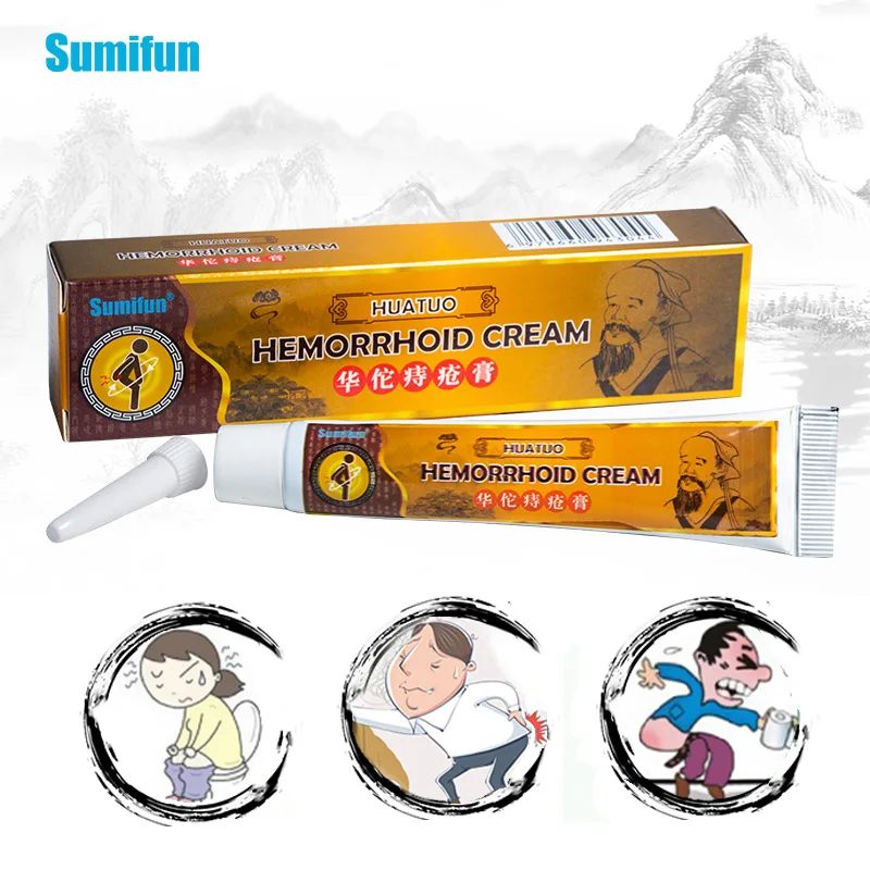 Sumifun 100% оригинальные китайские травяные мази от геморроя внешний крем для