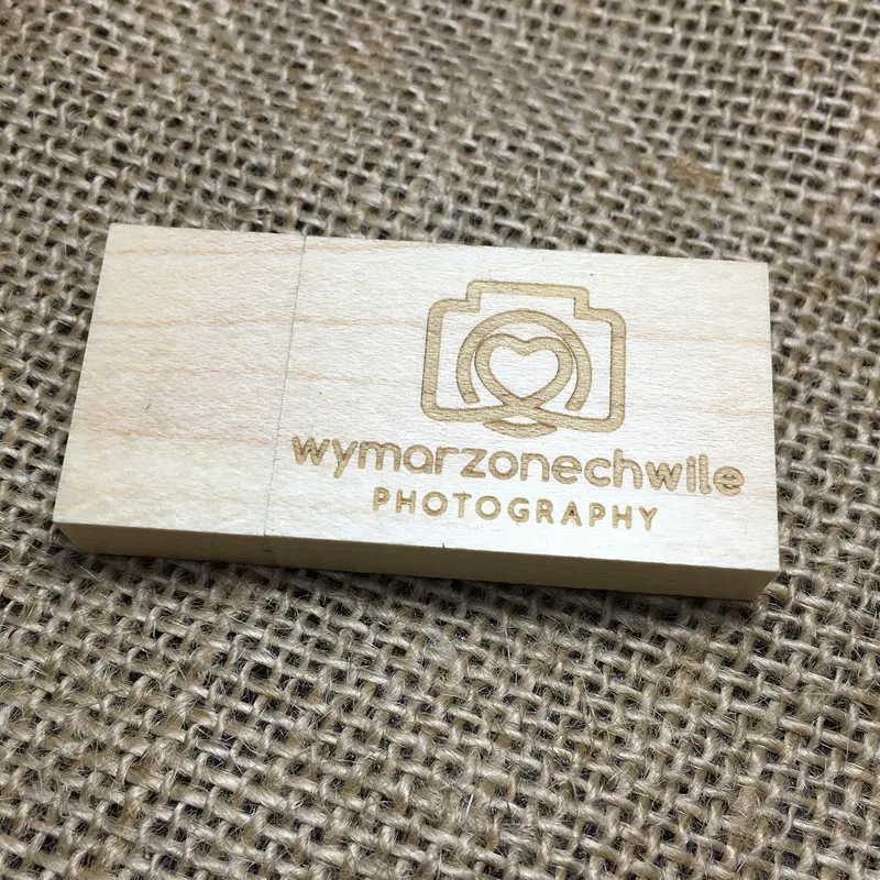 (10 шт бесплатных пользовательских логотипов) Деревянные usb + коробка карту флэш