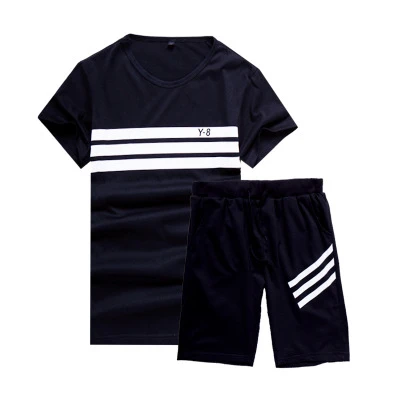 

2020Men's одежда 4xl брендовая Новая мужская спортивная одежда с коротким рукавом Летний дизайнерский короткий повседневный мужской костюм для ...