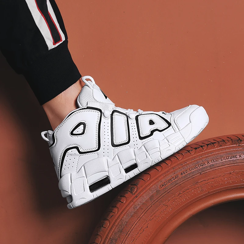 Брендовая Баскетбольная обувь для мужчин с высоким берцем Спортивная воздушная