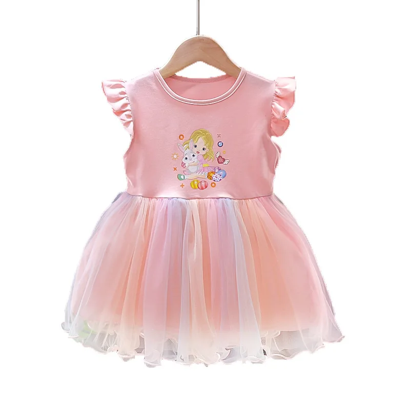 

Детское кружевное платье с коротким рукавом, на возраст 0-3 года