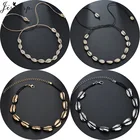 Jisensp, летние пляжные украшения, богемное ожерелье ручной работы из ракушек, этническое ожерелье из ракушек для женщин, мужчин, лучший подарок, 2020