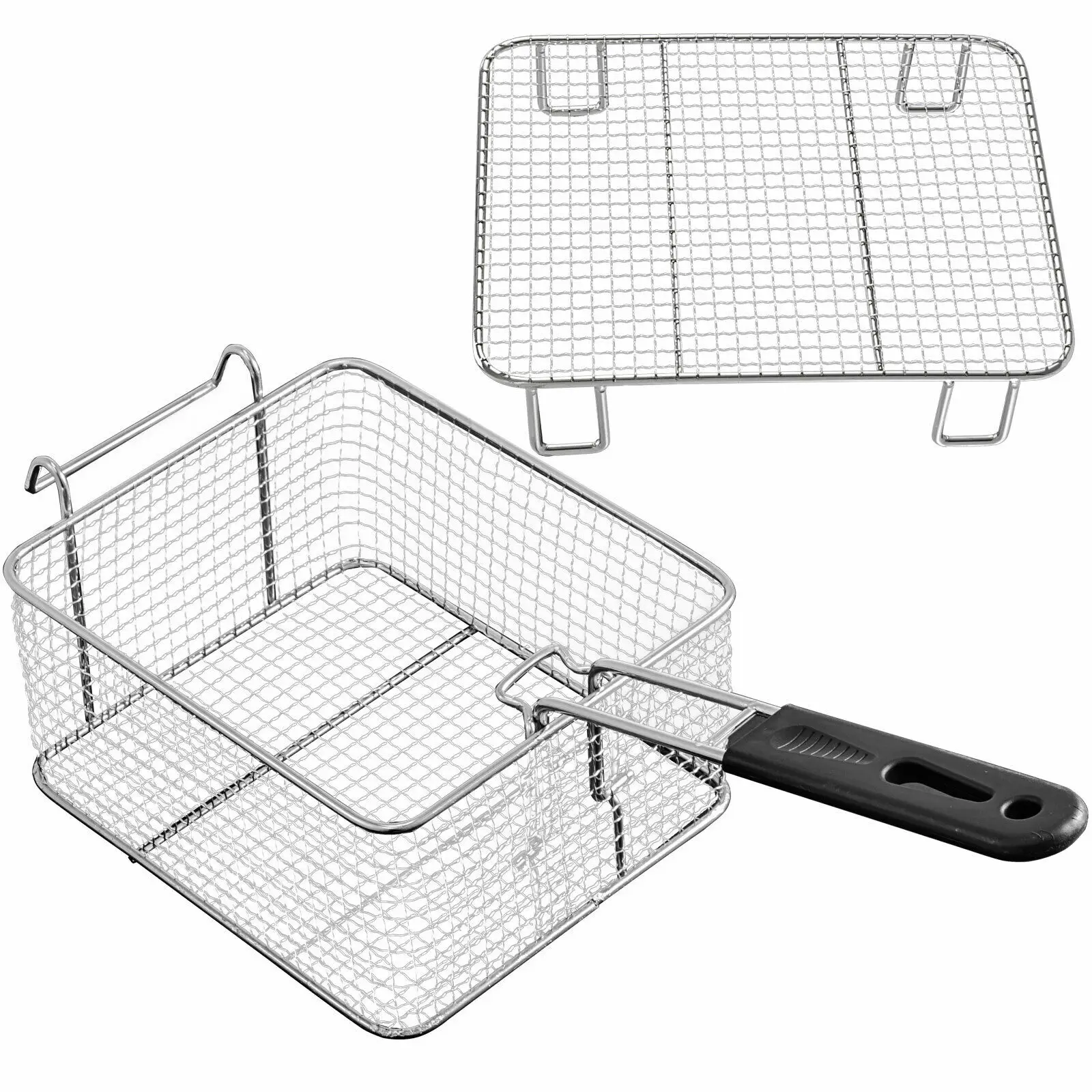 Профессиональная домашняя электрическая фритюрница 20 литров с корзиной и