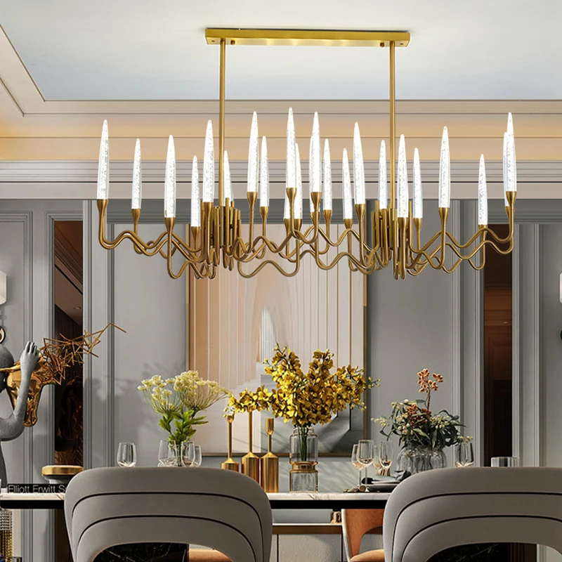 Люстра в европейском стиле для гостиной итальянская лампа современный