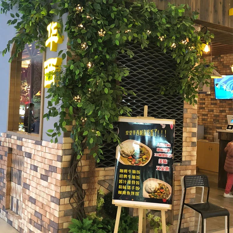 Зеленые искусственные листья 12 шт./лот пластиковые деревья бананы ветки сделай