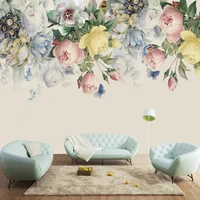 3d wallpaper tv background modern wallpaper flowers paint home decor for living room bedroom