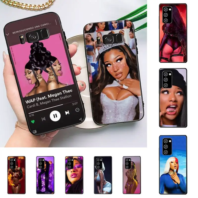 

Rapper Megan Thee Stallion Phone Case For Samsung Galaxy Note10Pro Note20ultra note20 note10lite M30S