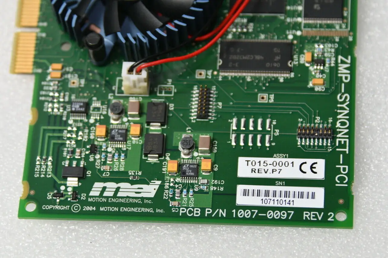Мэй движения печатная плата P/N 1007-0097 REV2 ZMP-SYNQNET-PCI/ T015-0001 REV.P7 используется в хорошем