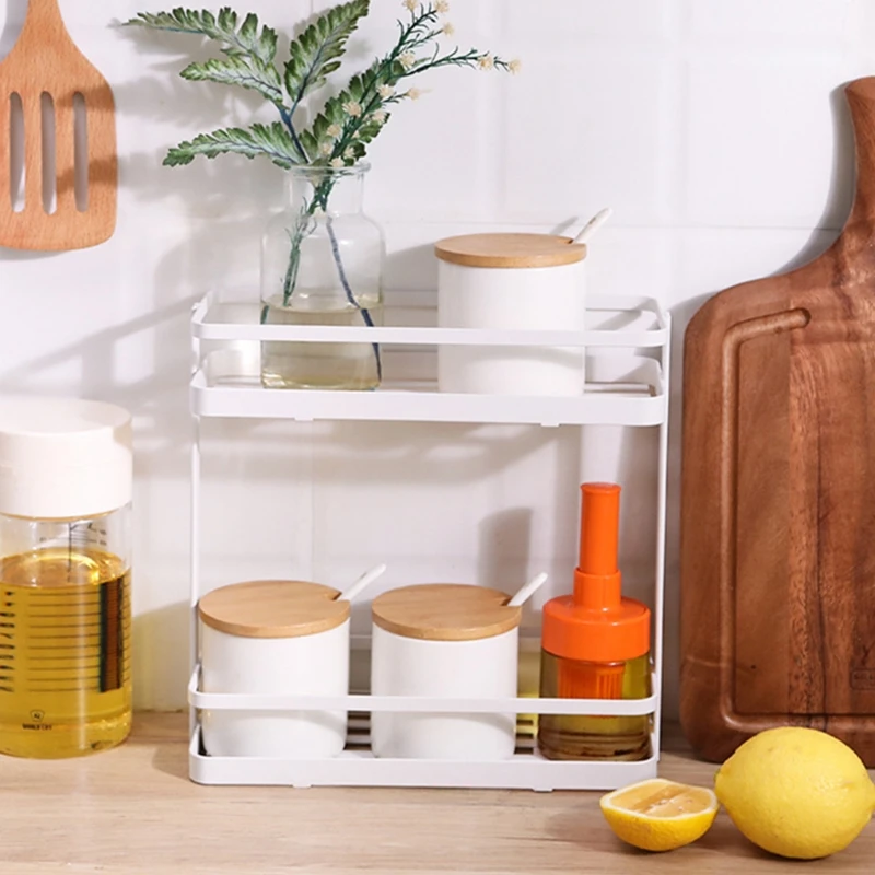 

Kitchen Desktop Storage Rack Sponge Holder Countertop Sink Caddy Organizer
