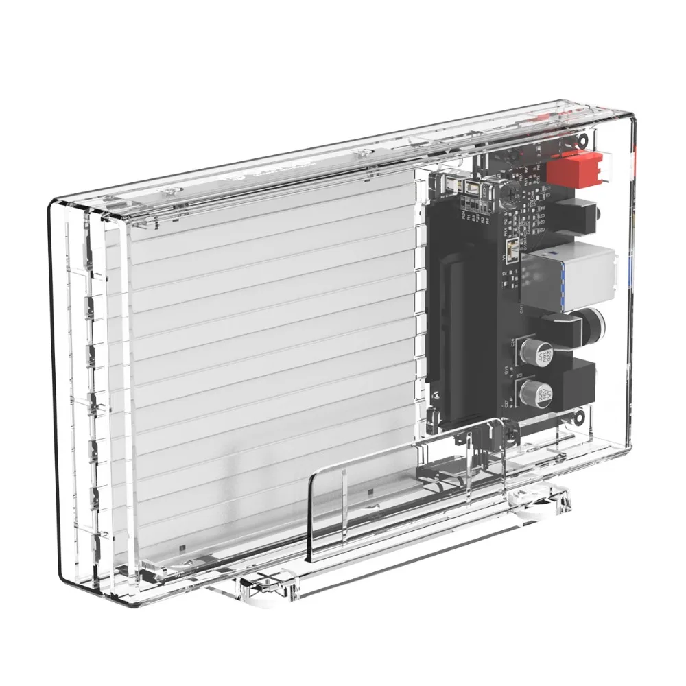 ORICO 2 Bay 2," HDD чехол с функцией Raid SATA к USB 3,0 прозрачный корпус для жесткого диска поддержка UASP для 7-9,5 мм HDD SSD 6 ТБ