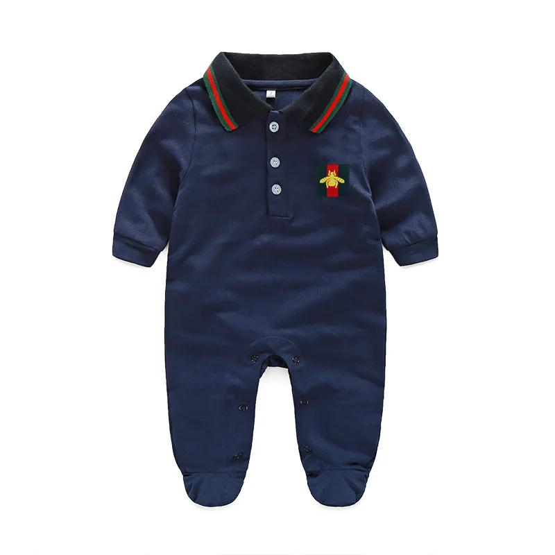 Детские комбинезоны из 100% хлопка для новорожденных мальчиков милая одежда