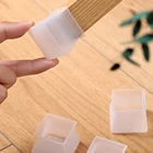 Комплект одежды из 4 предметов, новая мебель протектор Защитная силиконовая крышка с квадратным носком для ножка стула протектор для пола