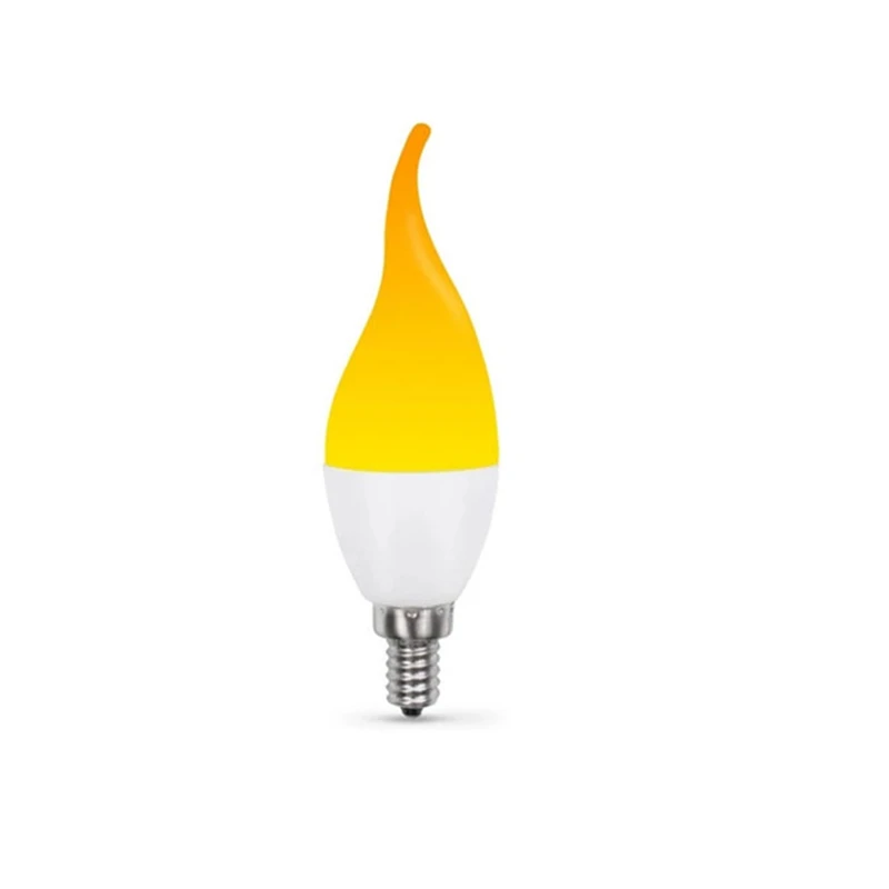 Светодиодсветодиодный лампочка с эффектом пламени Е27 Е14 В22 110 В 220 | Освещение
