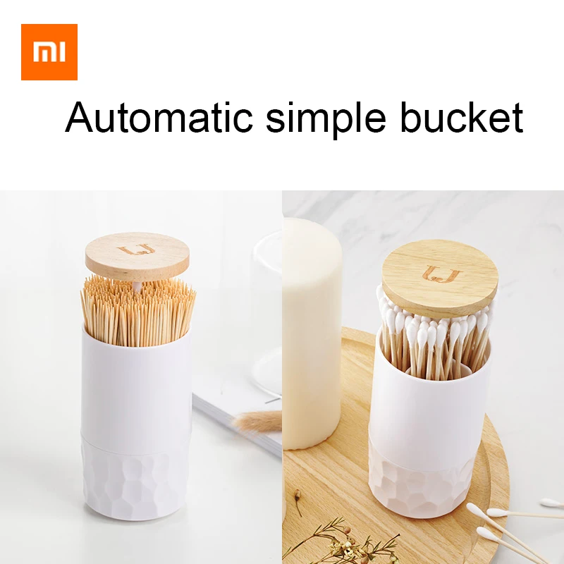 Xiaomi зубочистка коробка для дома гостиная пресс Автоматическая простая хлопковая