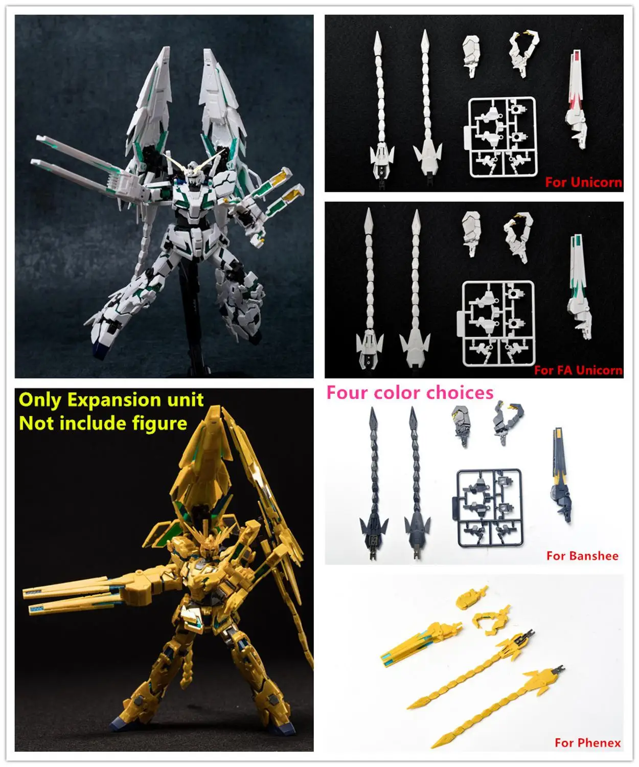 Effectswing EW дополнительная армированная Броня VN/BS ДЛЯ Bandai 1/144 RG HG RX 0 Unicorn Banshee Phenex Gundam