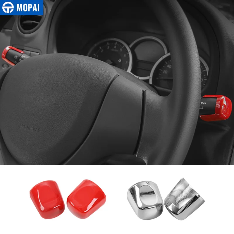 

MOPAI ABS Interior Steering Wheel Wiper Turn Signals Pull Rod Lever Decoration Cover Stickers for Suzuki Jimny Car Accessories