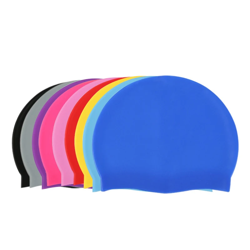 

Hot Selling Comfortable Non-Slip Silicone Swimming Cap Bathing Cap to Keep Your Hair Dry For Swimming Beach