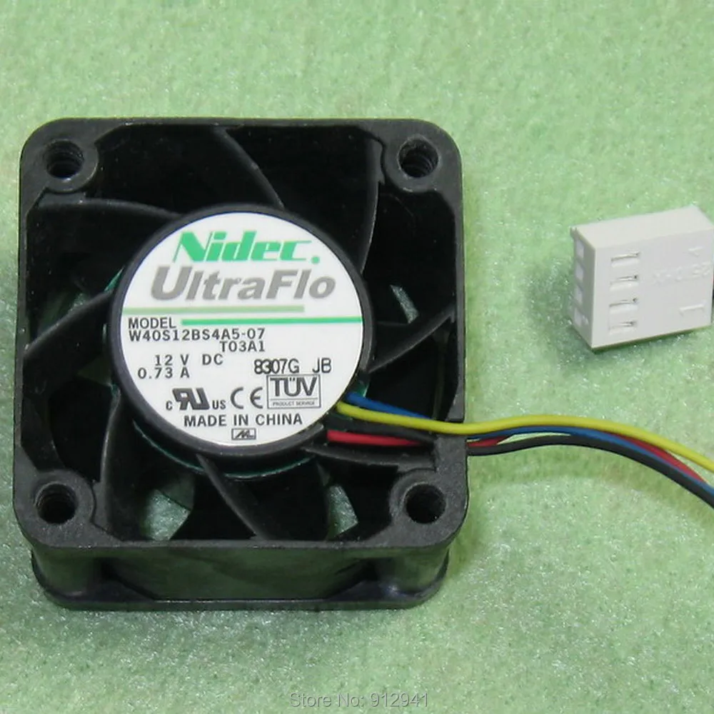 Вентилятор охлаждения B109 Nidec UltraFlo W40S12BS4A5 07 4028 40 мм x 28 12 В постоянного тока а 4