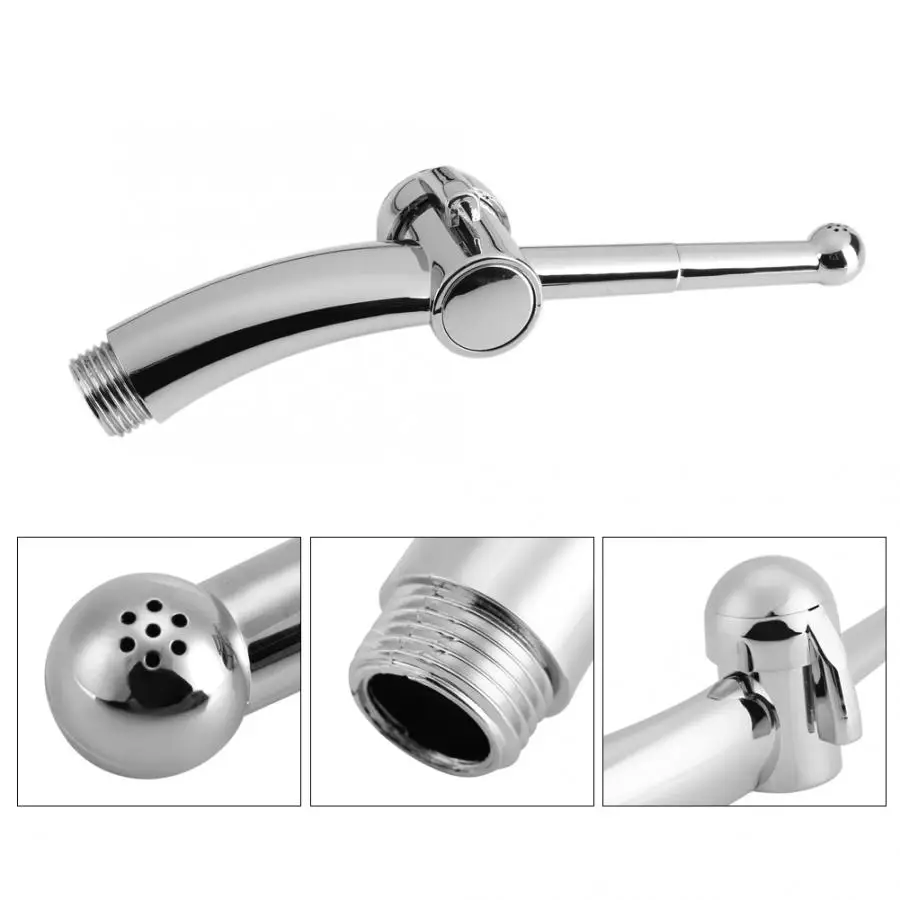 1x2Colors ABS Toilet Hand Held Bidet Diaper Sprayer Shower Shattaf Rinse Tool toilet bidet Seven holes | Обустройство дома