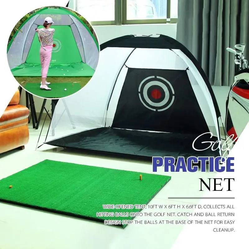Палатка для практики игры в гольф, палатка с широким открытием для помещений и улицы, 2 м * 1,8 м * 1 м от AliExpress WW