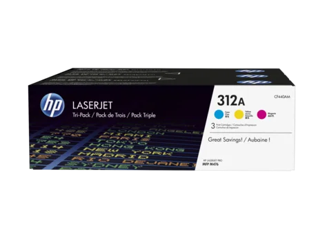 Набор картриджей HP 312A CF440AM голубой желтый пурпурный x3уп. для CLJ Pro M476