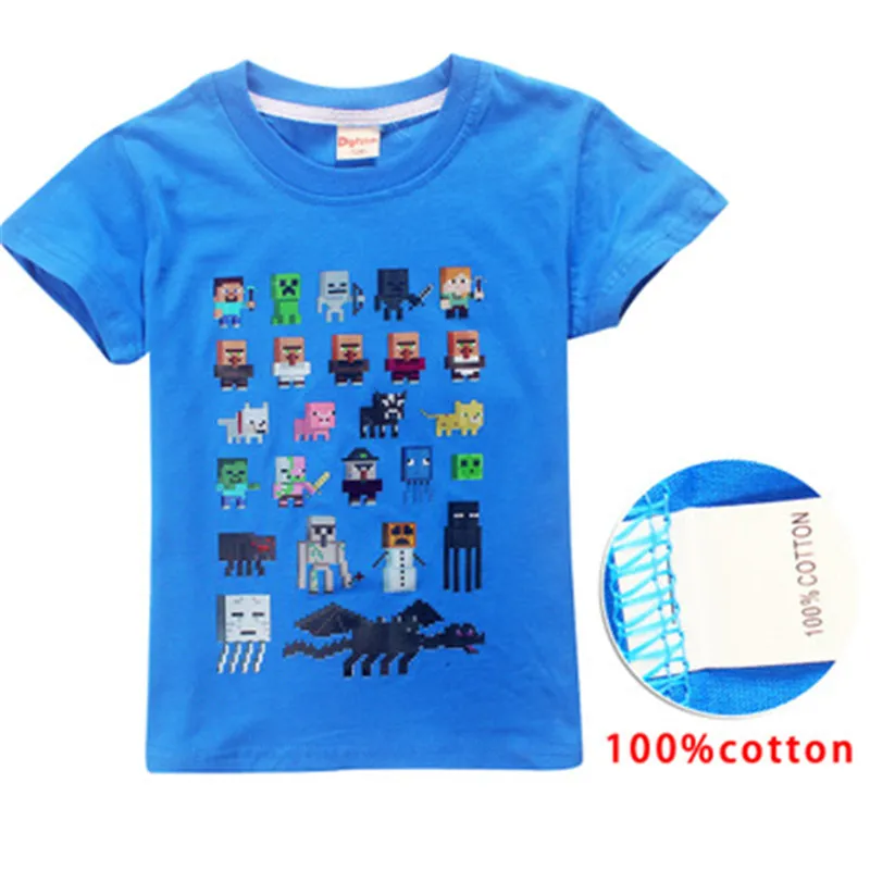 2019 Boys T-shirts 3D Cartoon Fashion New Girls Kids Clothes Summer Baby Boy Casual Cotton Children Tops Tee |