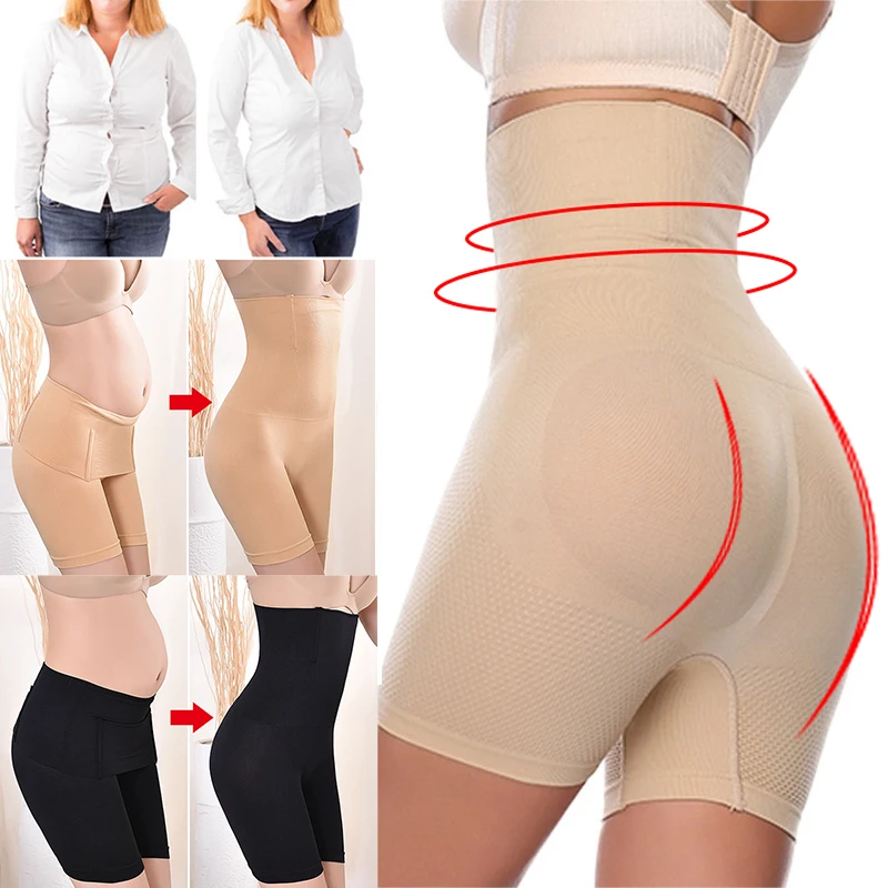 

Women High Waist Shaper Shorts Breathable Body Shaper Slimming Tummy Underwear Panty Shapers Fat Burning Tummy Control Shapewear