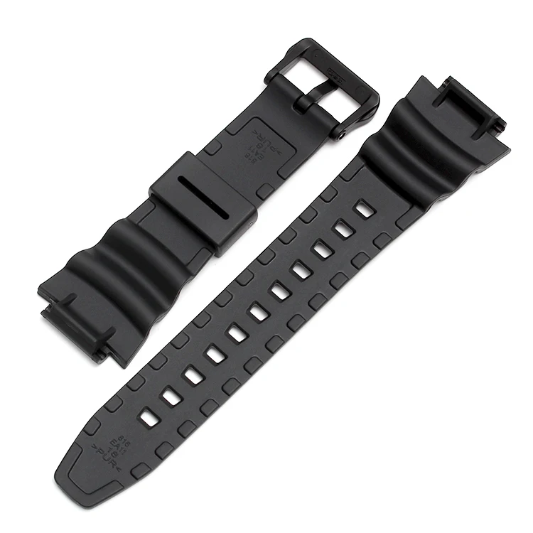 

Watch accessories SGW - 500 - h - 2 bv black blue word resin strap