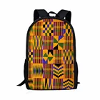 Женские сумки для ноутбука для колледжа, женский рюкзак для школы, сумки для книг с Африканским винтажным принтом, наборы из 3 предметов, детские сумки для книг