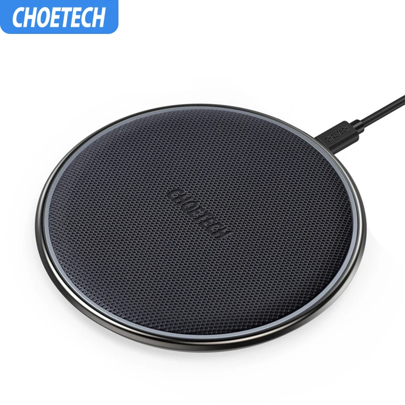 CHOETECH Qi Беспроводное зарядное устройство для iPhone X 8 Plus 7,5 Вт быстрая Беспроводная зарядная Панель зарядное устройство для мобильного телефона для iPhone XS Max XS XR