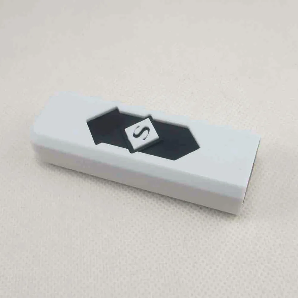 Домашняя портативная белая USB Электронная аккумуляторная батарея беспламенная