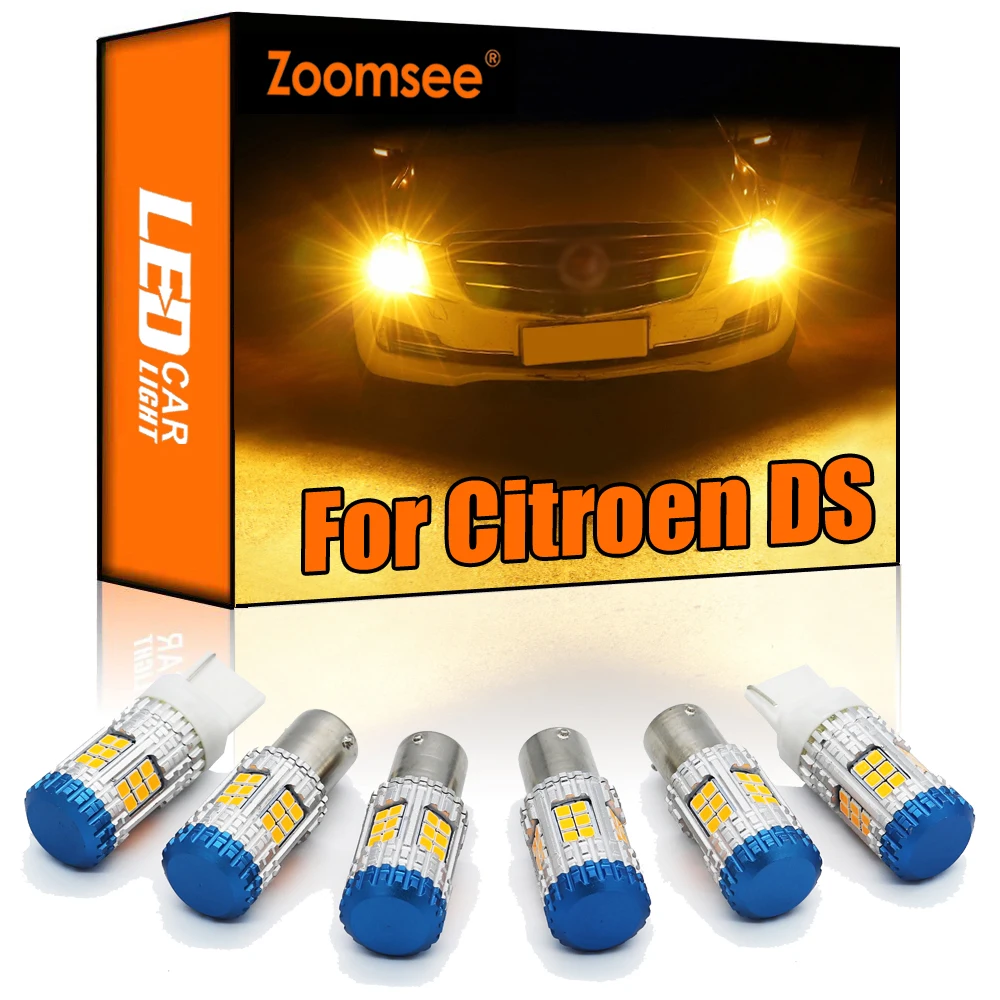 

Zoomsee Canbus For Citroen DS 3 4 5 5LS DS3 DS4 DS5 DS 5LS No Hyper Flash Error Auto Lamp LED Turn Signal Light Indicator Bulb