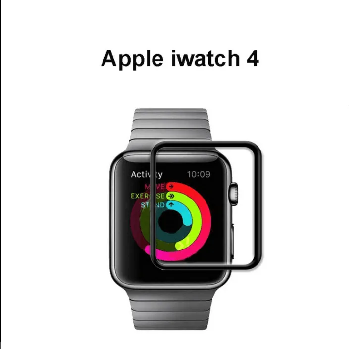 Закаленное стекло для apple watch 44 мм iwatch series 5 4 3 2 1 все версии защищают экран 42 мм 40 мм 38 мм все размеры