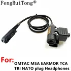 Тактические наушники U94 PTT для COMTAC MSA EARMOR TCA TRI NATO plug для Motorola XiR P6600 MTP3250 DEP550 DP2400 MTP3550 MTP3150
