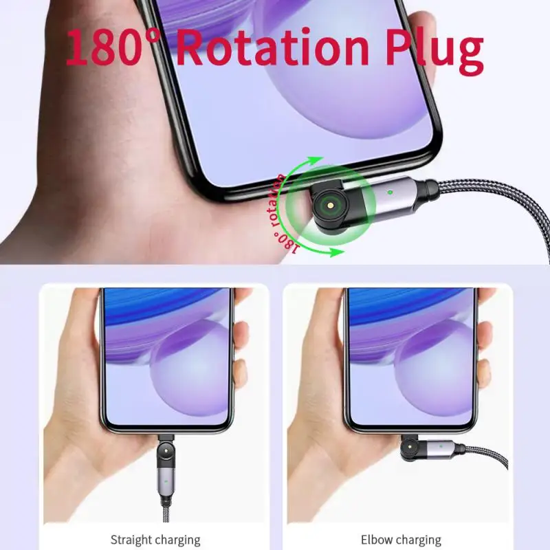 Essager Вращающийся Кабель Micro USB быстрая зарядка зарядное устройство для Samsung Xiaomi Mi