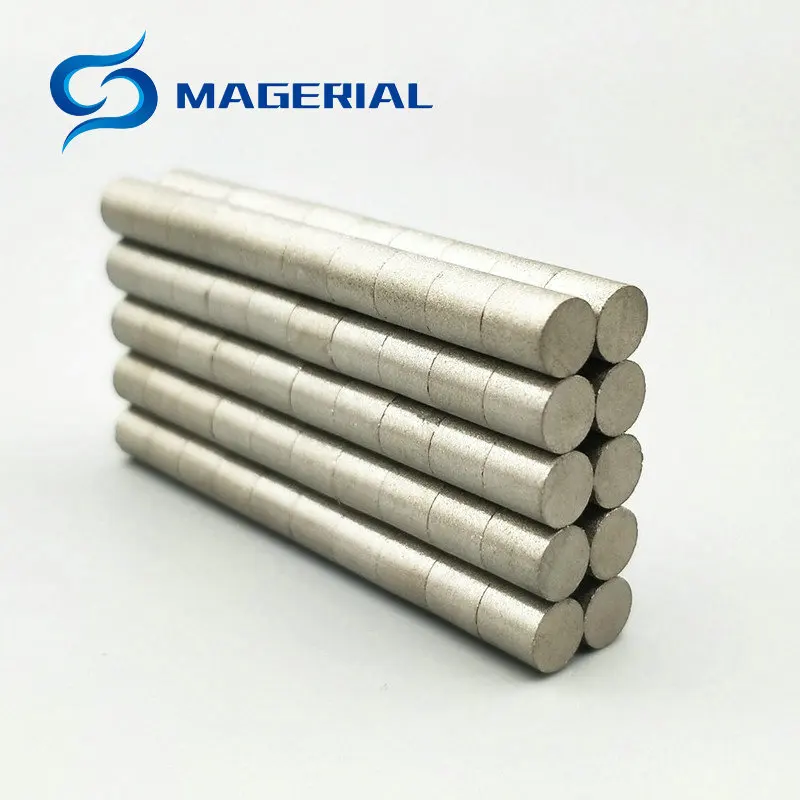 

SmCo Magnet Thin Disc Diameter Dia. 6x6 mm Grade YXG28H 350 Degree C High Temperature Permanent Rare Earth Magnets 50pcs