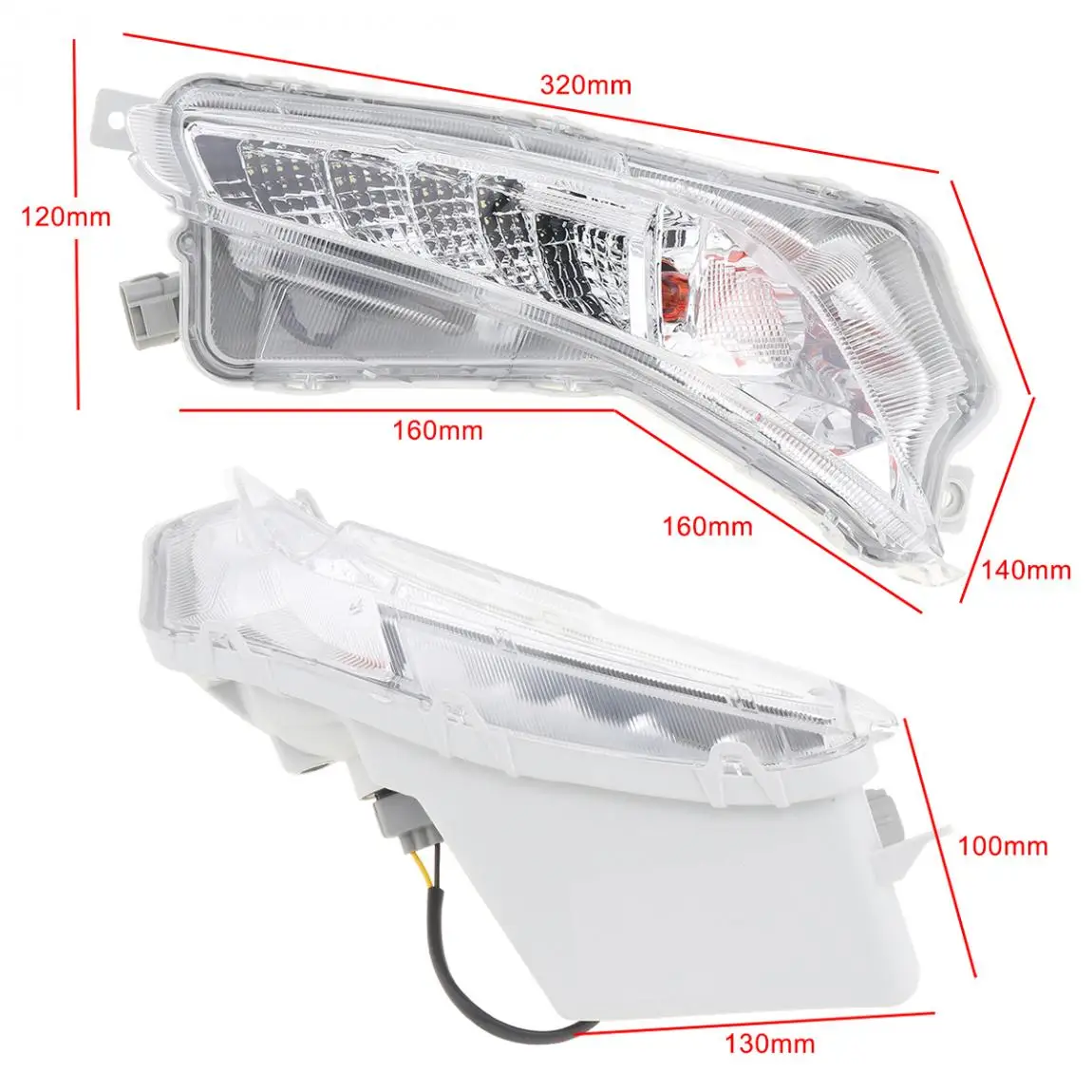 1 шт. Универсальная автомобильная Противо-Туманная светильник/левый