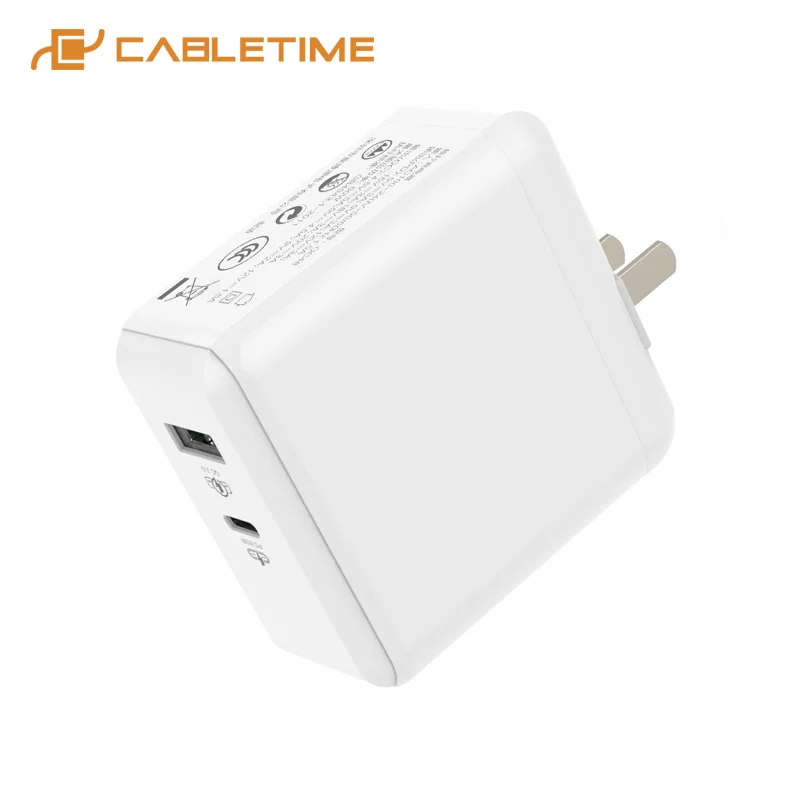 Зарядное устройство PD 60 Вт USB C QC3.0 универсальный адаптер быстрой зарядки для
