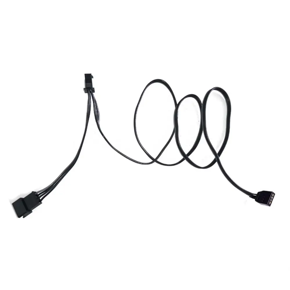 60 см 12 В 4 контакта RGB Соединительный кабель для ПК чехол вентилятор Светодиодная