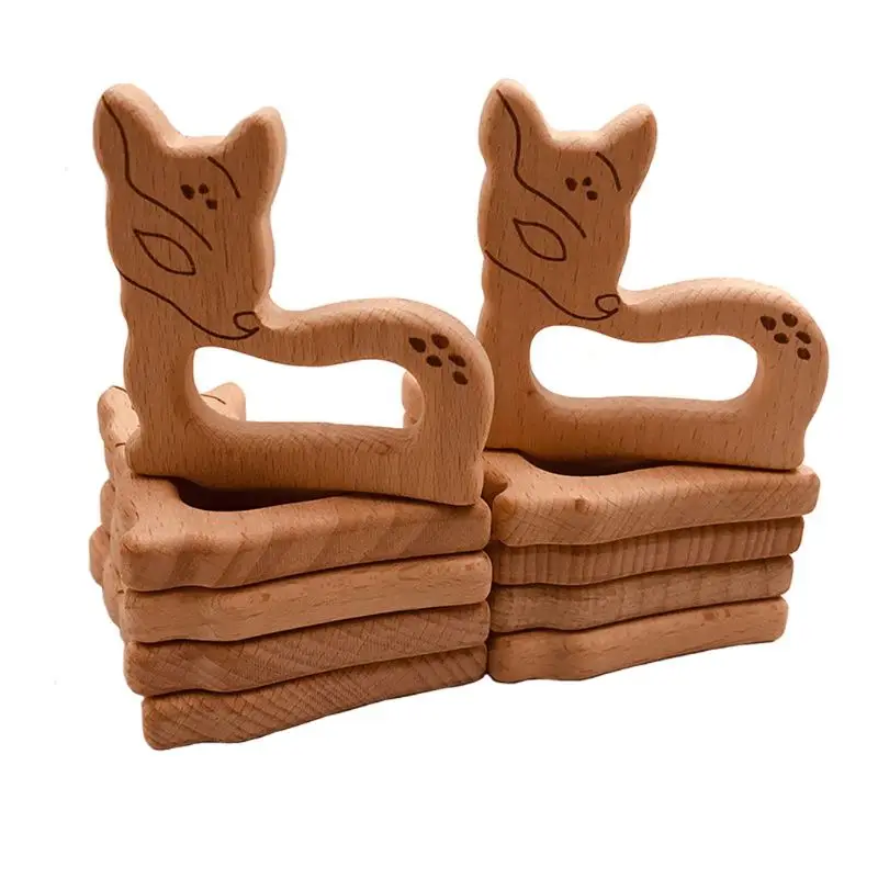 1 шт. деревянный Прорезыватель для зубов | Мать и ребенок